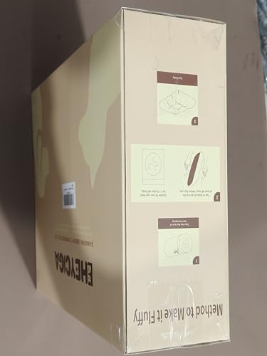 Nosterna Large Washable Crate Dog Bed - Fluffy Calming Bed with Anti-Slip Bottom