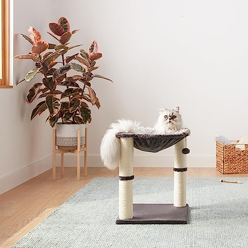 Nosterna Cat Tree Tower - Scratching Post with Hammock Bed for Indoor Cats