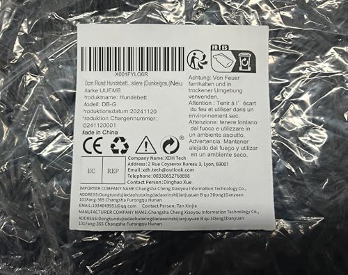 Nosterna Calming Donut Bed - Plush Washable Bed for Small Dogs & Cats