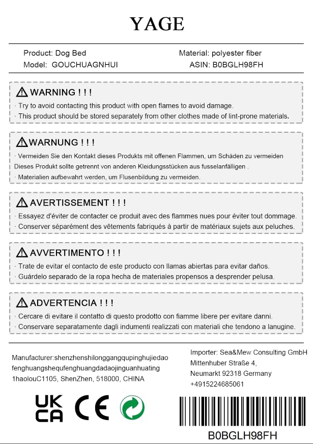 Nosterna Calming Dog Bed - Washable Plush Donut Bed for Small/Medium Dogs & Cats