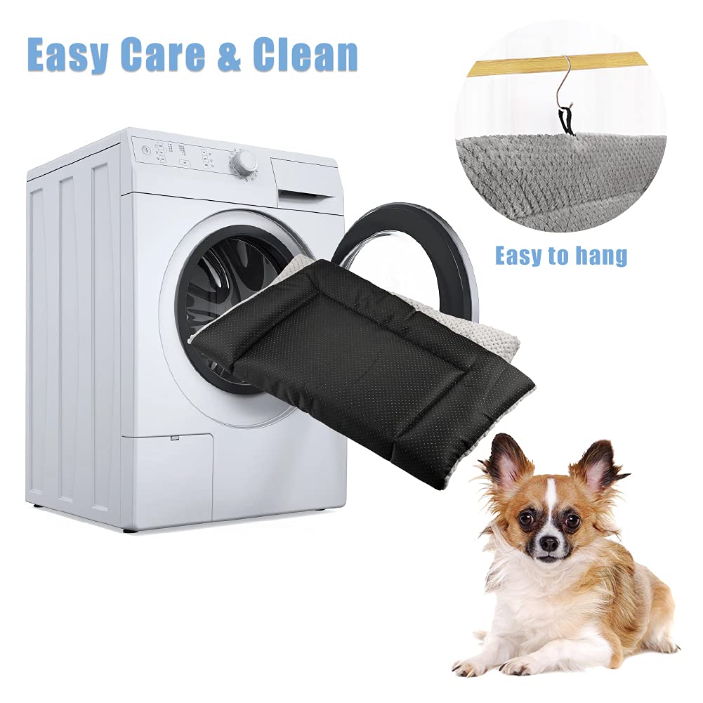 Nosterna Washable Dog Bed Mat - Fluffy Cushion for Medium Pets