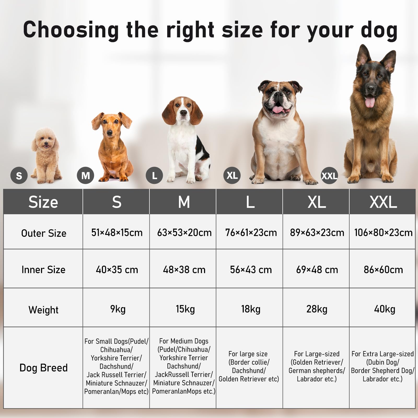 Nosterna Medium Dog Cat Bed, Warm Lamb Fleece, Washable, for Corgi, 63x53x21cm