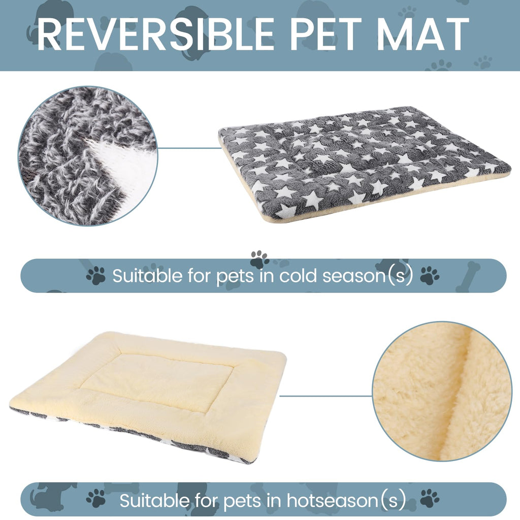 Nosterna Washable Dog Bed Mat - Soft Pet Mat for Dogs