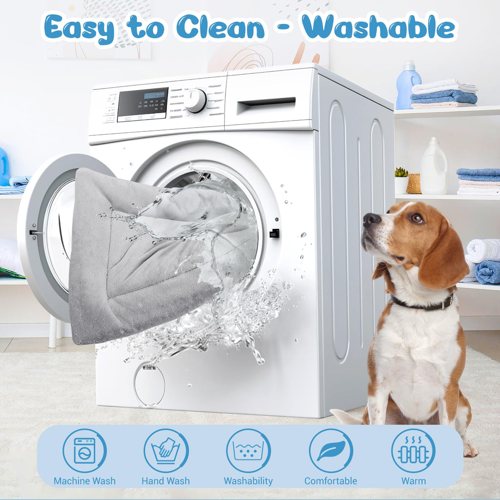 Nosterna Large Dog Bed - Washable Soft Cushion Mattress for Medium & Large Dogs