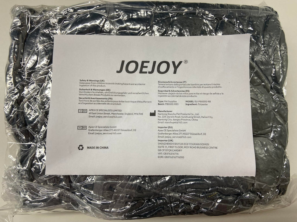 Nosterna Medium Dog Bed - Washable Anti-Anxiety Plush Mattress with Non-Slip Bottom