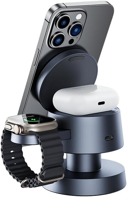 Nosterna™ 3-in-1 Magnetic Wireless Charging Station